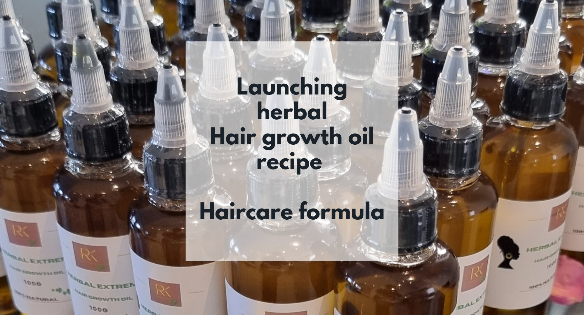 Ricetta/formula dell'olio per la crescita dei capelli alle erbe. Formula di olio stimolante per la crescita dei capelli. Olio per capelli per una rapi