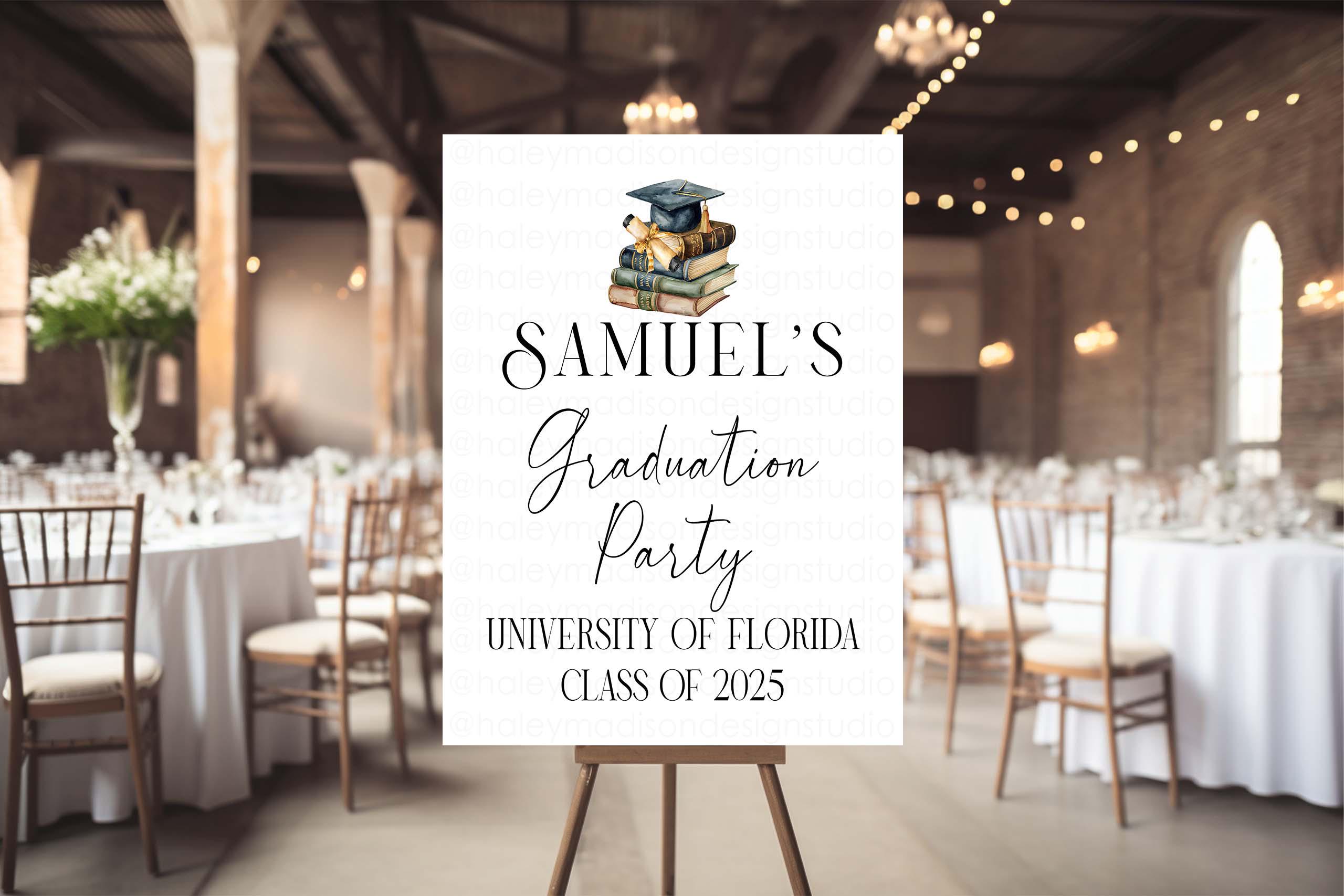 Cartello di benvenuto per la festa di laurea, Cartello di benvenuto 2025, Cartello di laurea, Poster di benvenuto, Cartello di laurea moderno e minima