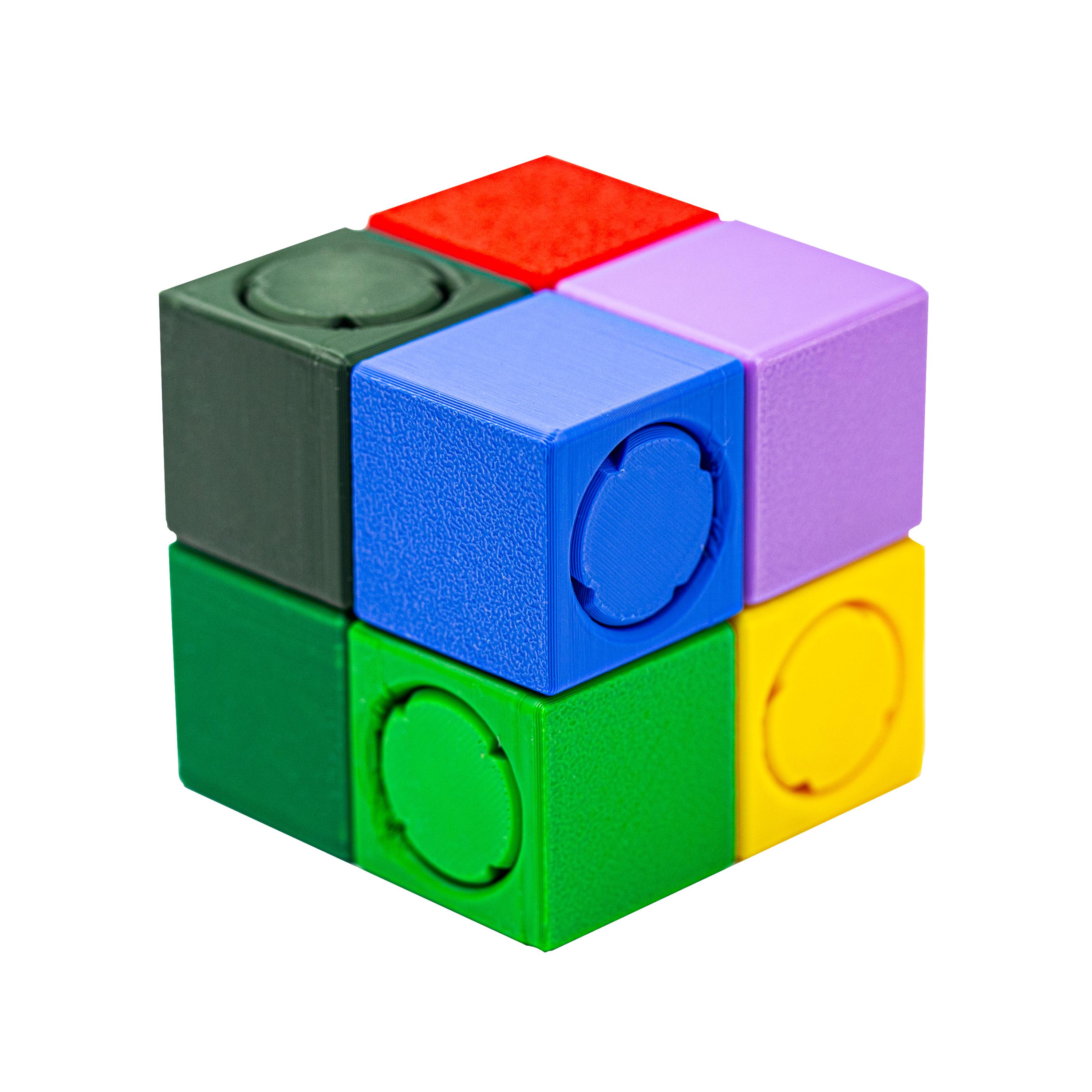 Cubo di Bolts, puzzle impossibile a incastro da 8 pezzi - Giochi e puzzle 3D di assemblaggio difficili per adulti, il miglior regalo di laurea - Gioch