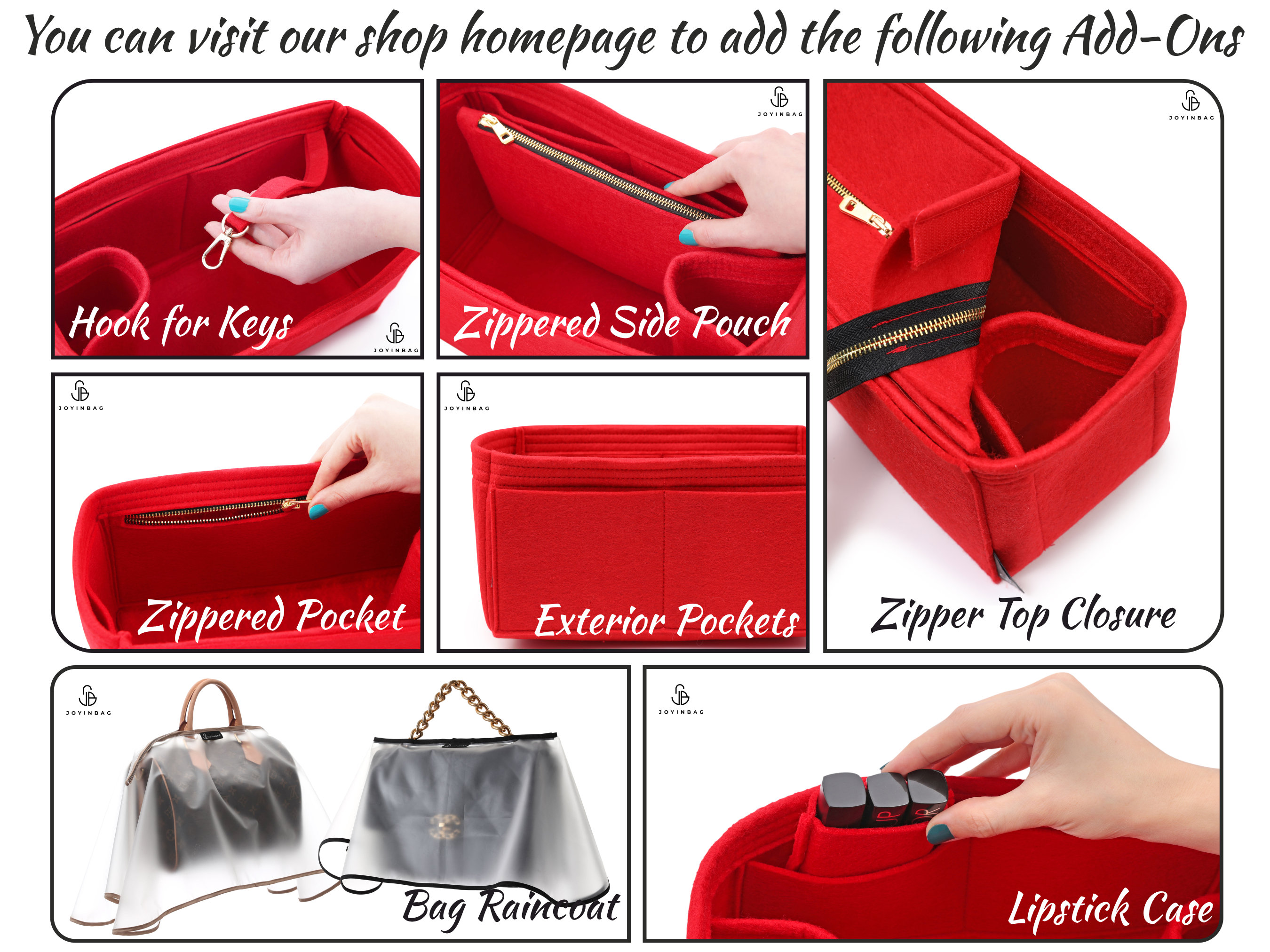 Organizer per zaino Montsouris / Inserto organizer per borsa / Organizer per borsa a mano / Organizer per borsa a tracolla / Organizer per borsa Monts