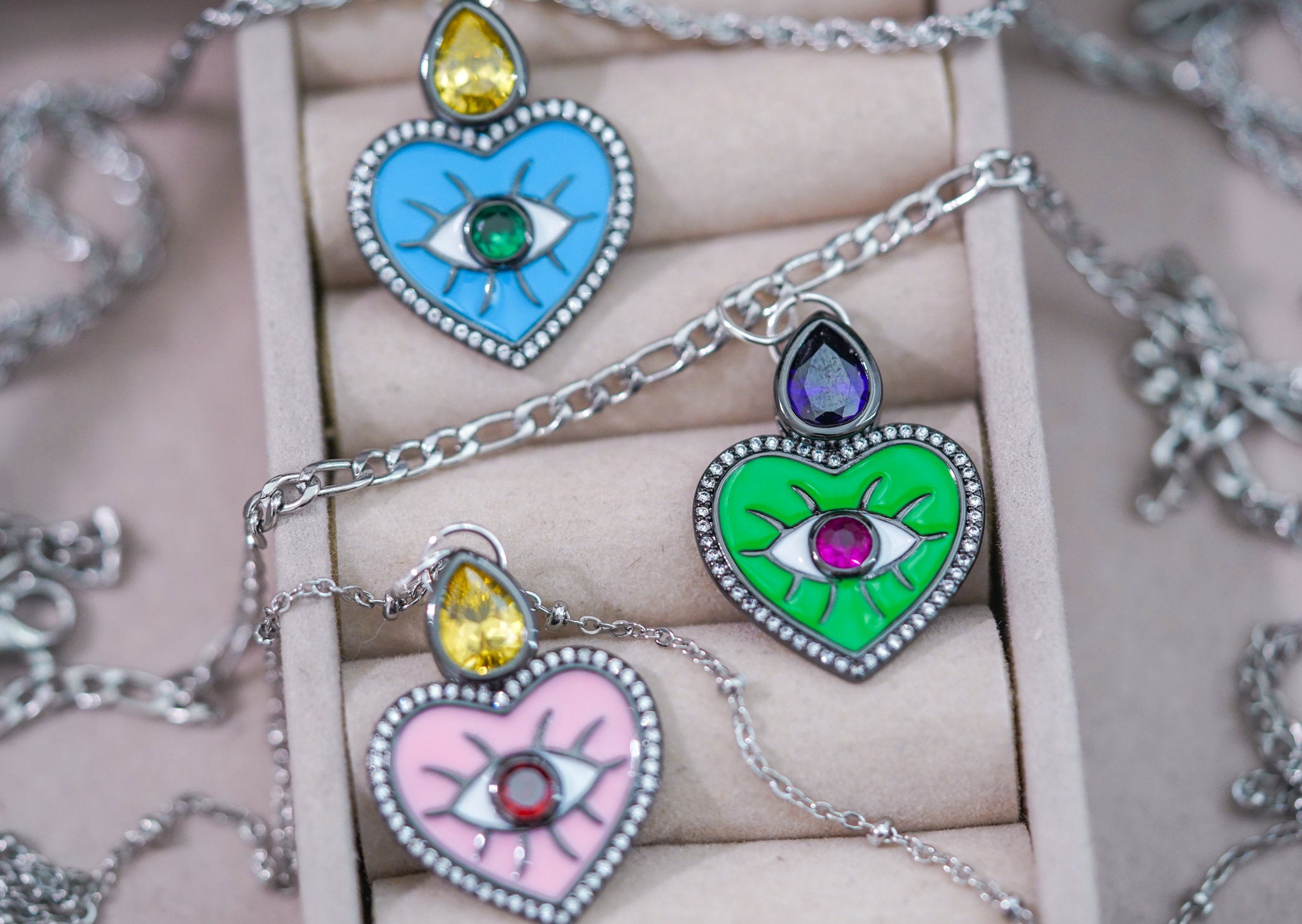 Collana del malocchio, collana d'argento, malocchio turco, collana d'argento del malocchio, collana del malocchio argento, malocchio greco, girocollo