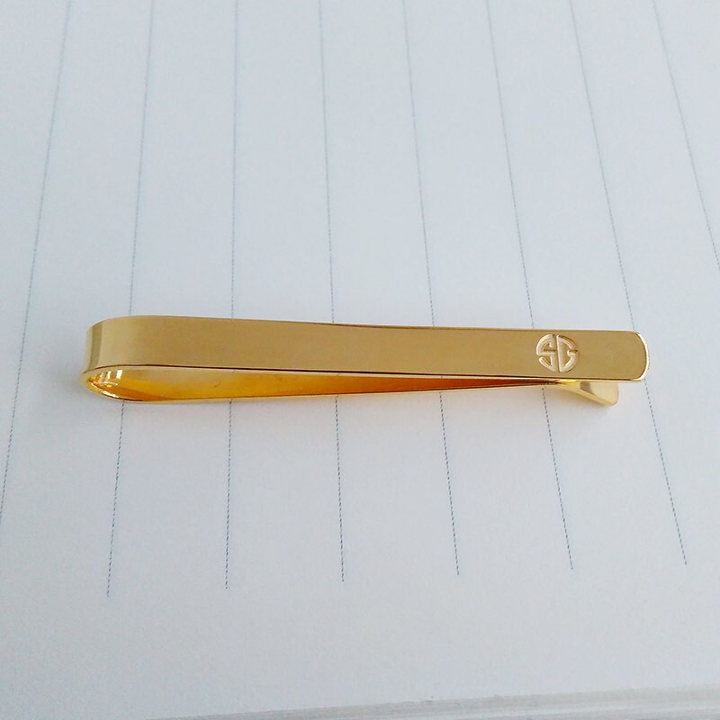 Fermacravatta personalizzato per lo sposo, fermacravatta con monogramma, fermacravatta con monogramma, fermacravatta personalizzato per lo sposo, ferm