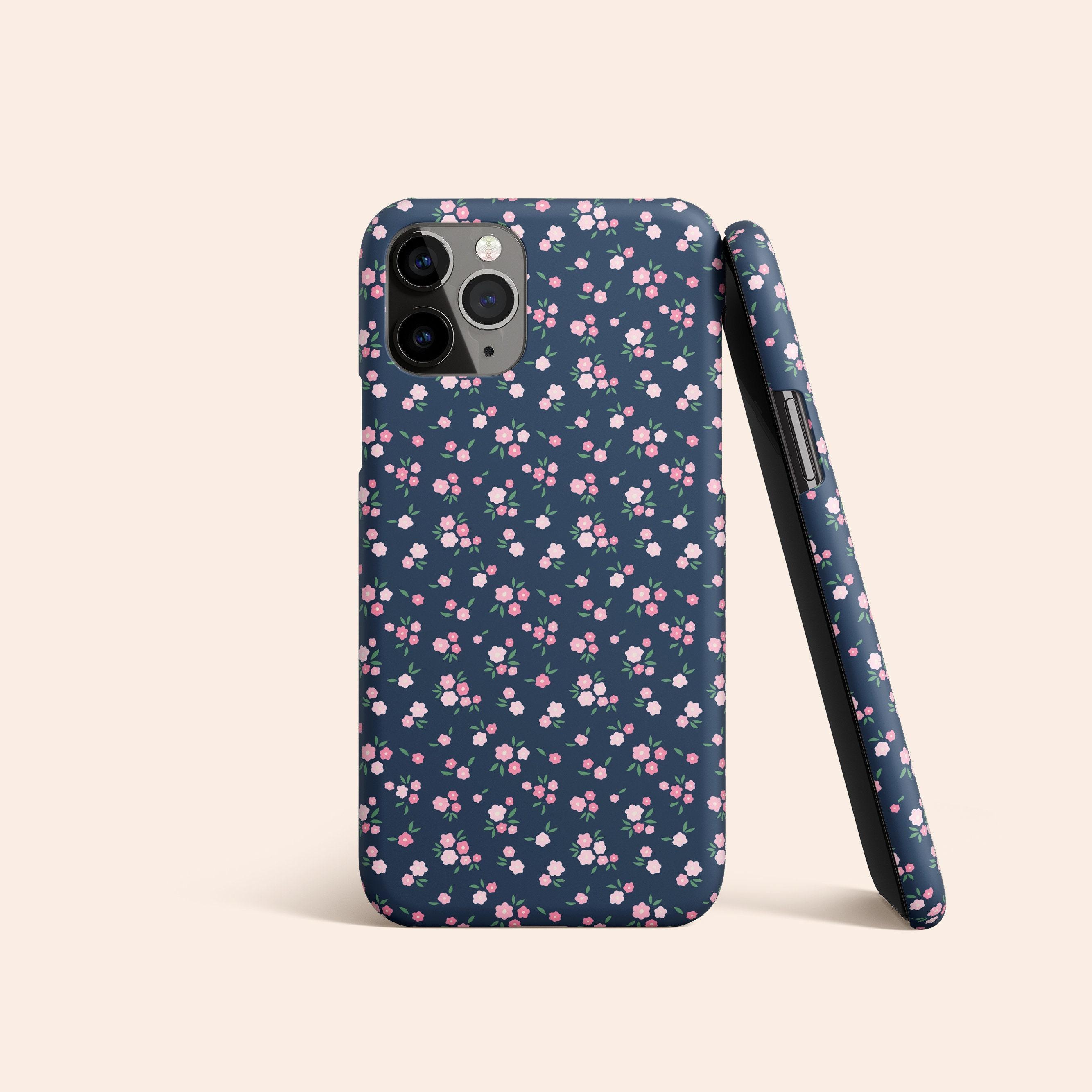 Custodia per iPhone 13 con motivo floreale stile rustico, custodia per iPhone 12 con motivo floreale, custodia per iPhone 11 con motivo botanico, cust