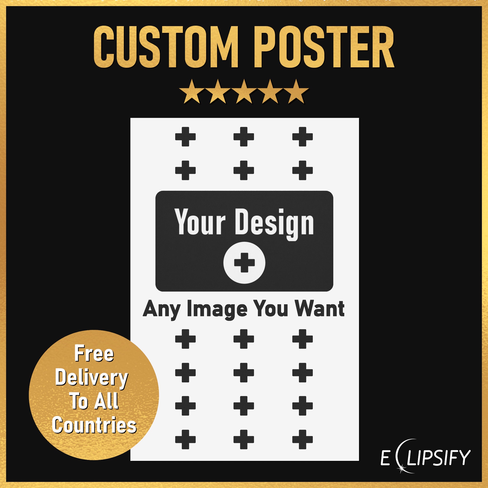 Stampa di poster personalizzata, Poster personalizzato, Poster personalizzato, Crea i tuoi poster, Stampe personalizzate, Poster di film, Poster di gi