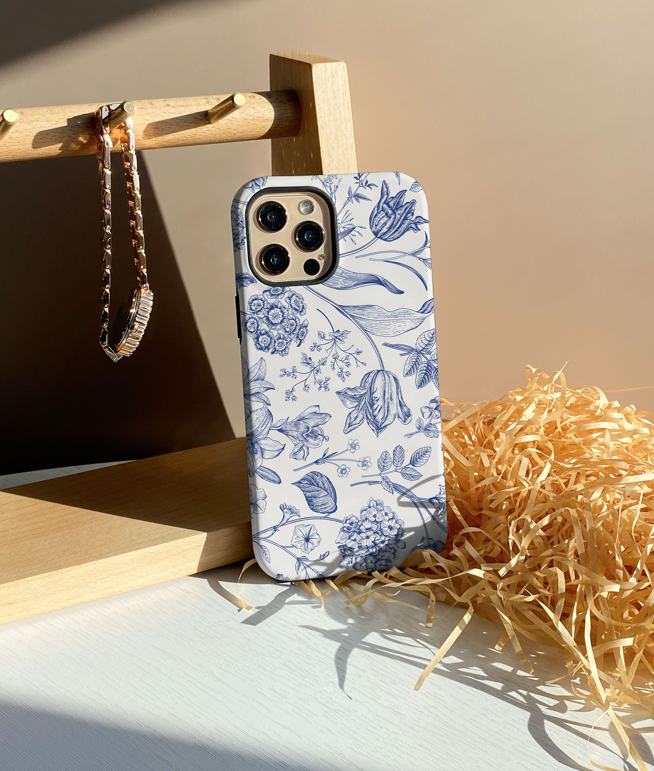 Custodia in porcellana blu e bianca per iPhone 17, 17 Pro, 17 Pro Max, 16, 15 Pro Max, custodia per iPhone 14, custodia per iPhone XS Max, custodia pe