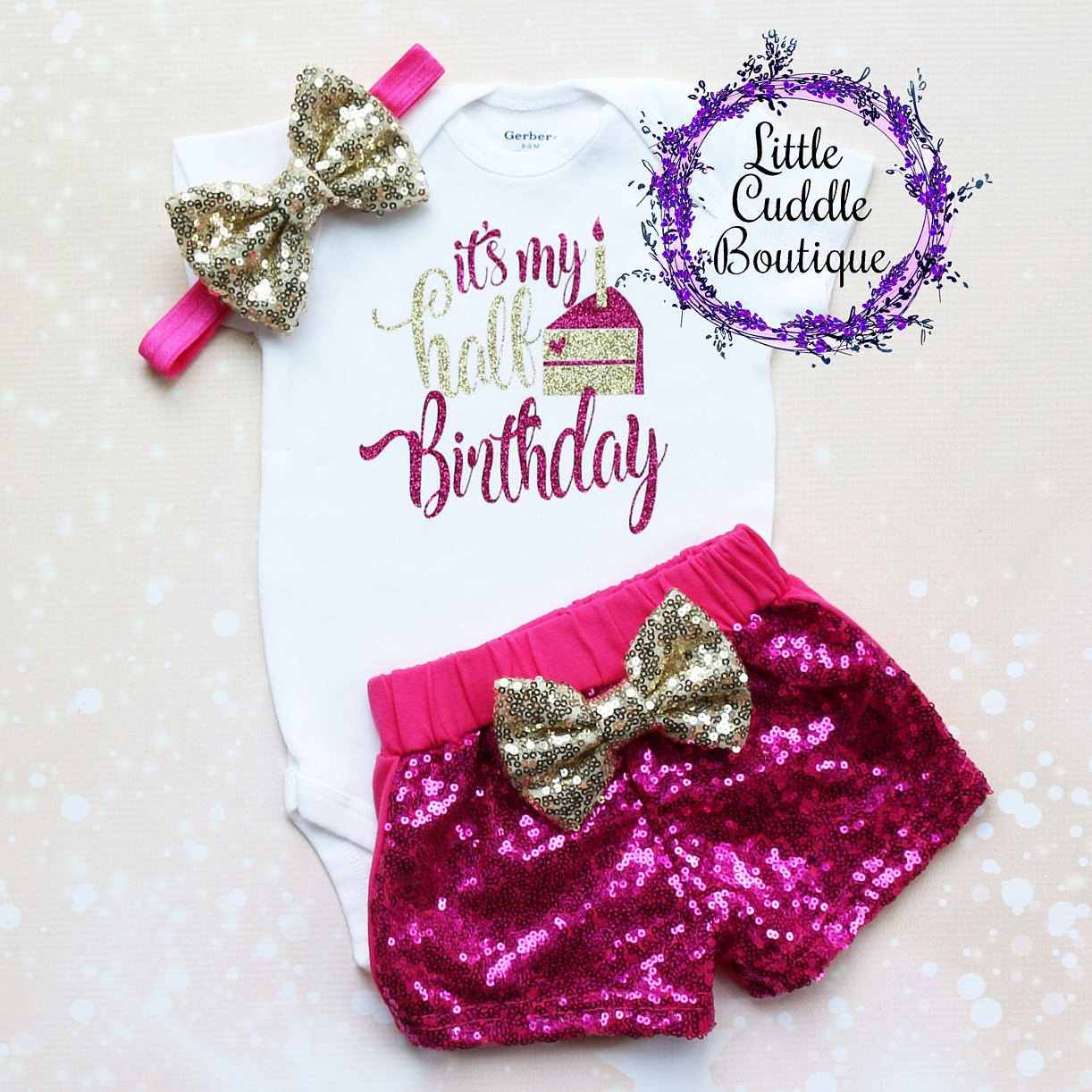 È il mio mezzo compleanno: vestito con pantaloncini per neonati, vestito per 6 mesi, mezzo compleanno, maglietta per 6 mesi, body per 6 mesi, mezzo co