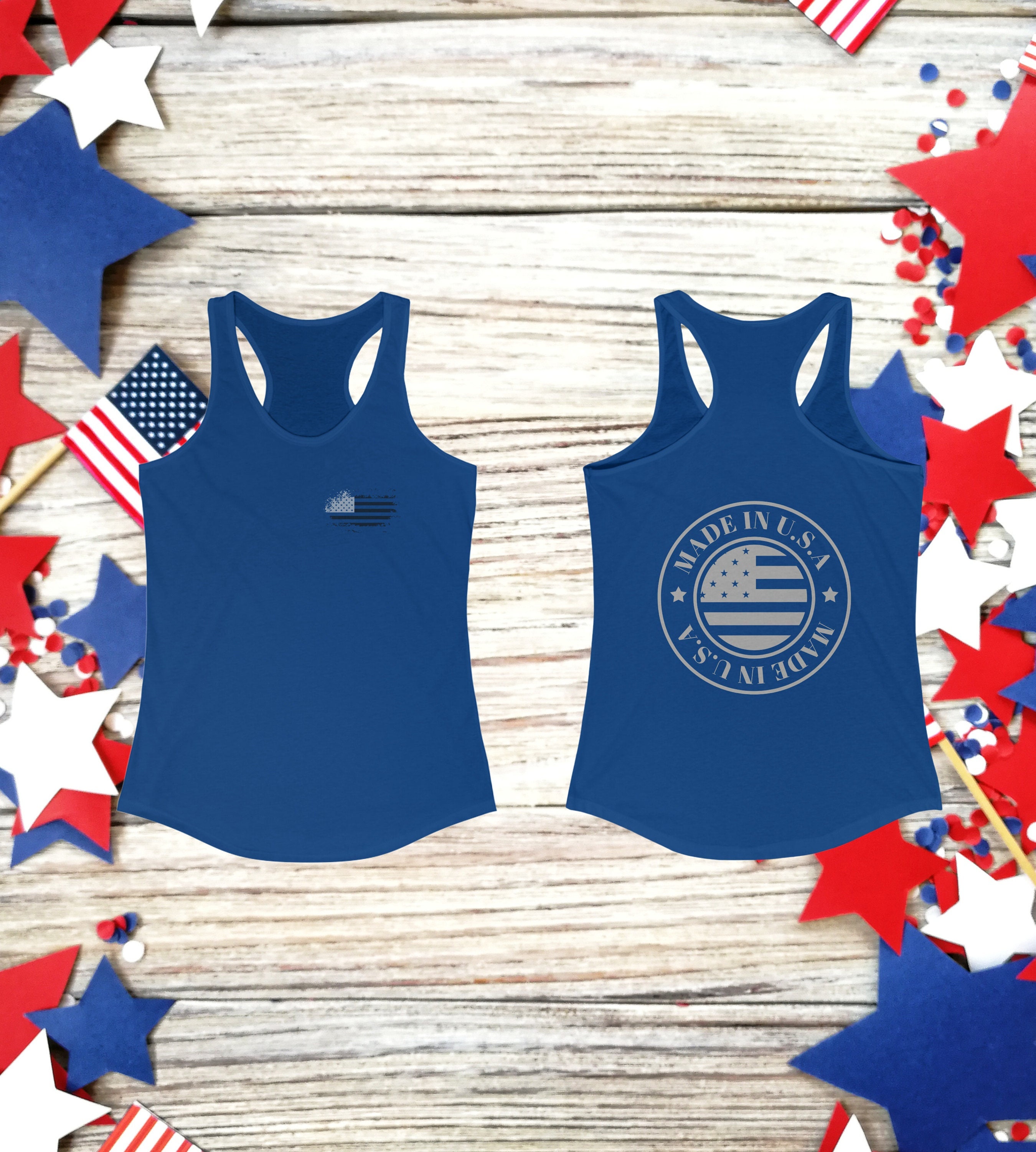Independence Day Tank Top, USA 4th of July Tank, American Flag Women's Tank, July 4th Shirt, Red, White e Blue Top, Women's Summer Tank