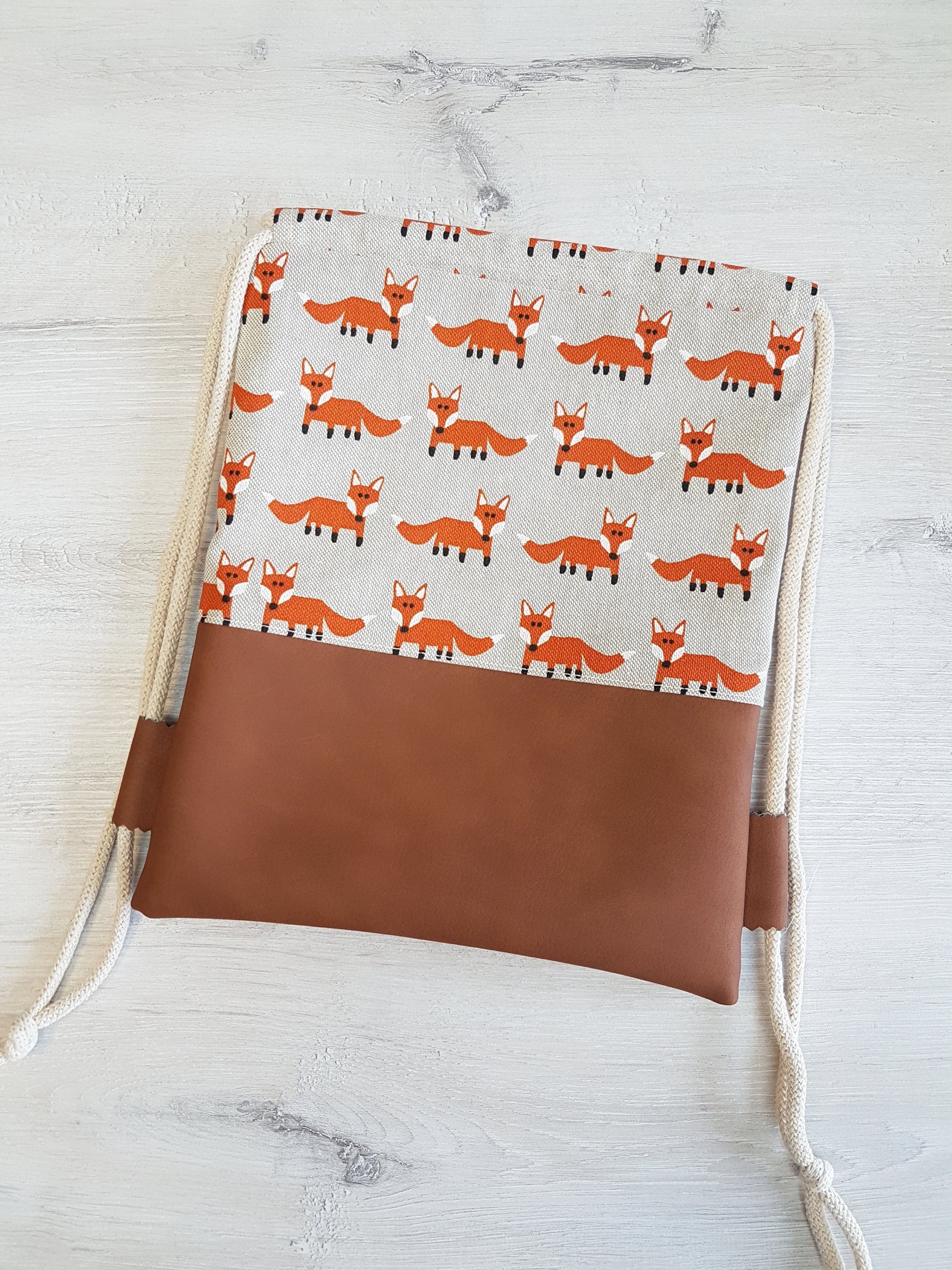 Borsa da palestra personalizzata con nome / Borsa da palestra per bambini / Borsa da palestra per l'asilo / Borsa sportiva / Cotone / Similpelle / Vol