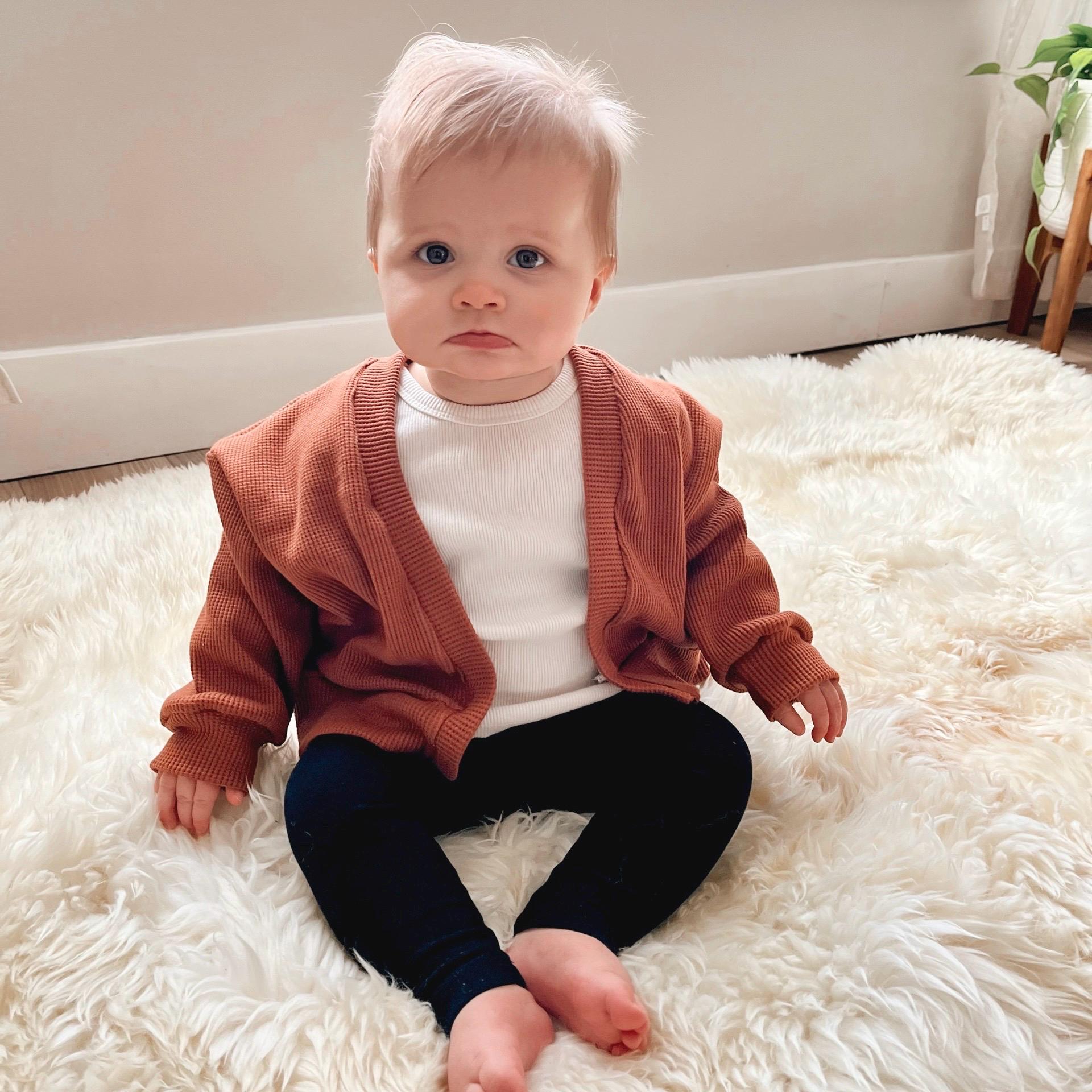 Cartamodello classico per cardigan per neonati e bambini, cartamodello per cardigan felpa per bambini, cartamodello per cardigan per bambini, cardigan