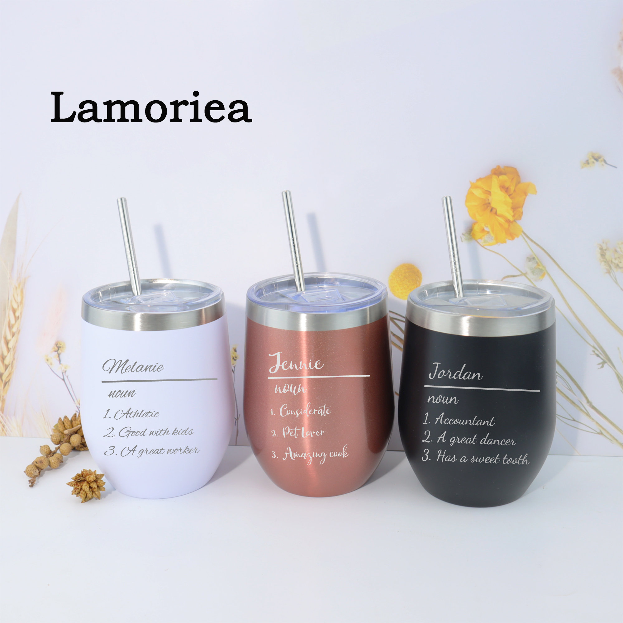 Bicchiere con nome personalizzato, bicchiere da vino personalizzato, bicchiere da vino inciso, vino monogramma, vino isolato, bicchiere da vino con co
