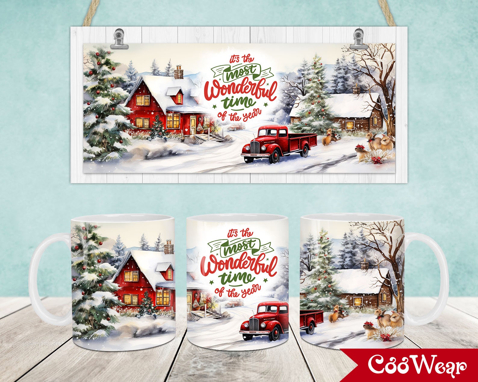 Involucro tazza di Natale, modello tazza da 11 once e 15 once, buon Natale tazza da 11 once Png, tazza da 15 once Png, disegni di tazze, tazze da caff