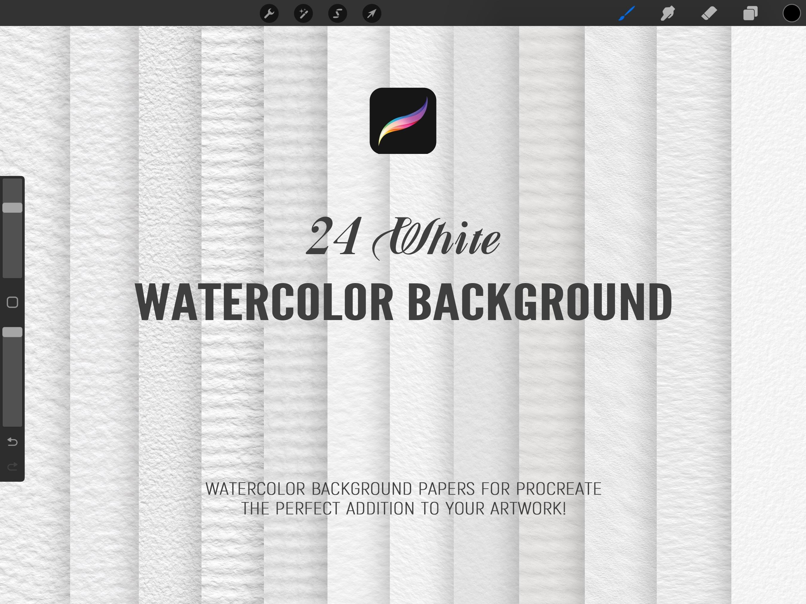 24 carte digitali per acquerelli, sfondo digitale, texture di carta per acquerelli, texture di carta bianca, clipart di carta per album digitali