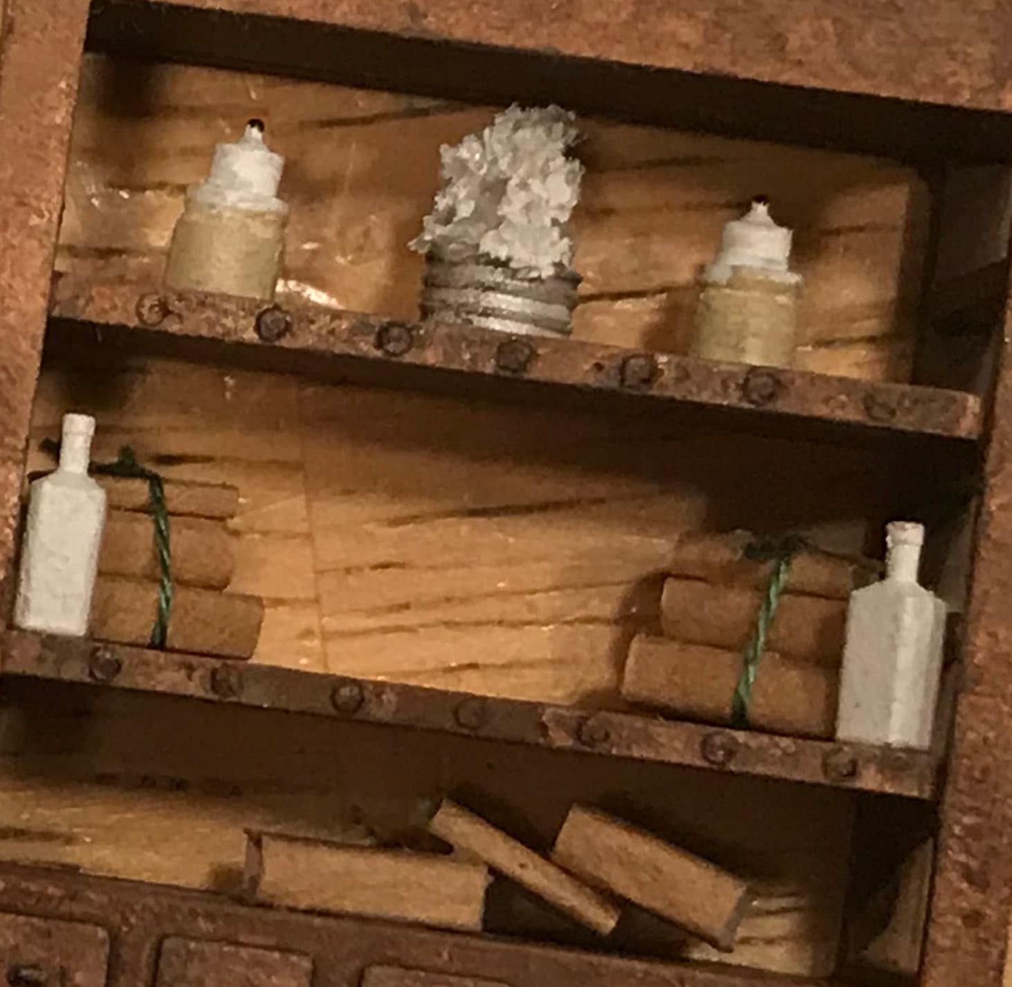 Kit Solo gli accessori in scala 1:24 * Libri * Candele * Bottiglie di ceramica * Miniatura per casa delle bambole in scala G * ShopMiniDecorandMore *