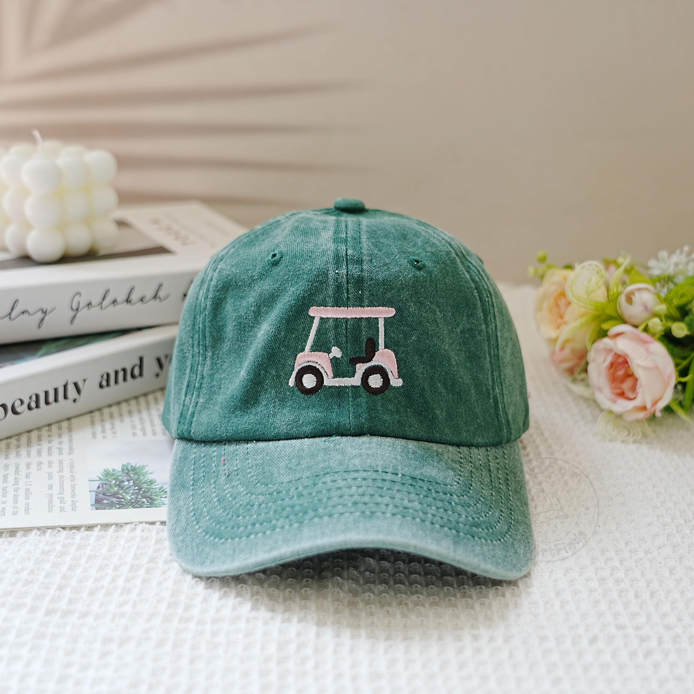 Cappelli da golf cart personalizzati con ricamo, cappelli da baseball vintage da golf, cappellini da golf creativi da uomo e da donna, cappellini da b
