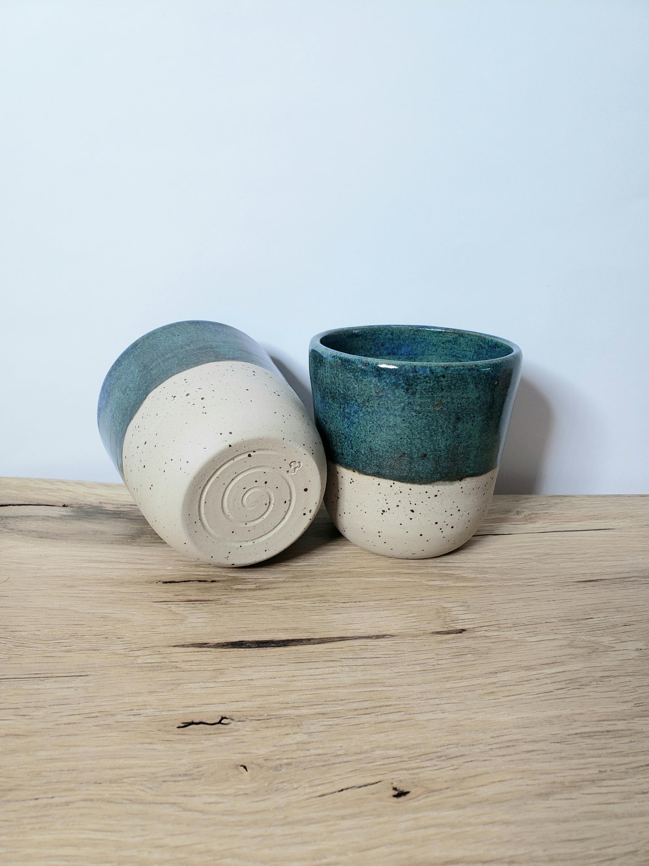 Tazza di argilla tazza da bere tazza tazza di argilla tazza ceramica argilla ceramica fatta a mano gres tazza da caffè tazza da caffè
