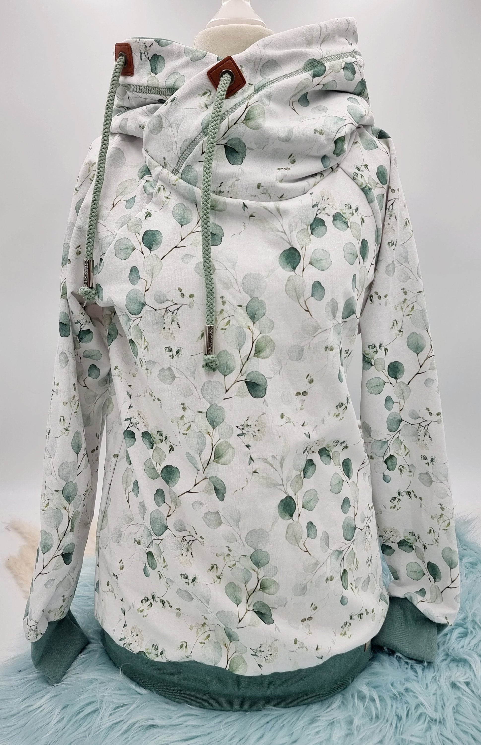 Felpa con cappuccio da donna felpa con cappuccio donna fiori primavera estate felpa taglia 34-52