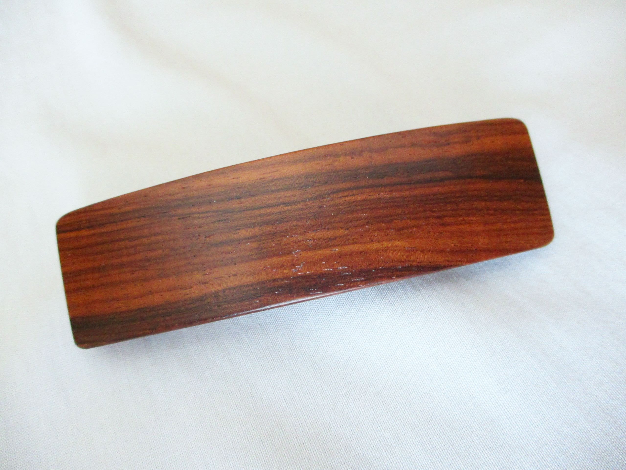 Fermaglio per capelli in legno, misura media, accessorio per capelli, gioielli in legno, fermaglio per capelli, fermaglio per capelli in legno prezios