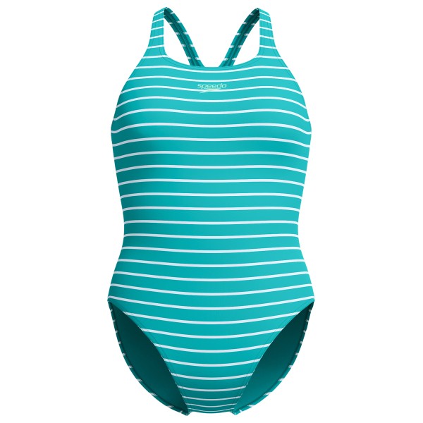 Speedo - Women's Eco Endurance+ Printed Medalist - Badeanzug Gr 36 türkis