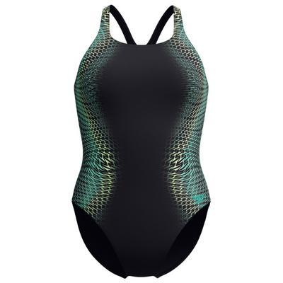 Speedo - Women's Digital Printed Medalist - Badeanzug Gr 46 schwarz Image