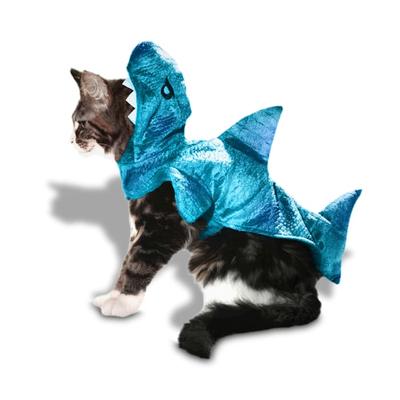 Bootique Shark Hooded Pet Halloween Costume, XX-Large