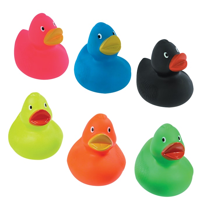Schylling Multicolor Rubber Duckies, Assorted