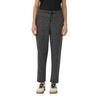 Stoffhose S.OLIVER, Damen, Gr. 38, N-Gr, grau (grau, schwarz), Web, Obermaterial: 70% Polyester, 26% Viskose, 4% Elasthan, animal-print, casual, gerade lang, Hosen, mit Leo-Print