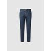 High-waist-Jeans PEPE JEANS "TAPERED JEANS HW", Damen, Gr. 32, Länge 32, schwarz enzyme, Denim/Jeans, Obermaterial: 98% Baumwolle, 2% Elasthan, casual, gerade, unten schmal, Jeans