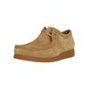 Schnürschuh CLARKS "Wallabee", Herren, Gr. 39,5, beige, casual, Schuhe, mit charakteristischer Kieselkrepp-Sohle