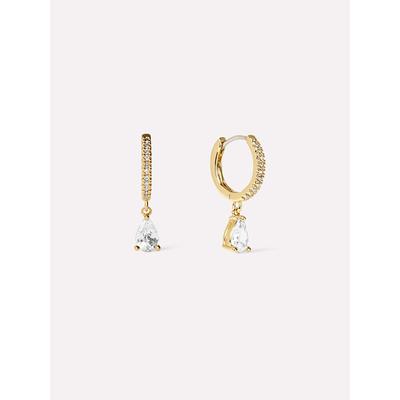 Women's Elise Delicate Huggie Hoops by Ana Luisa in Gold (Size OS)