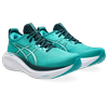 Laufschuh ASICS "GEL-NIMBUS 27", Gr. 46, wave teal, saxon grün, Textil, sportlich, Schuhe, Topseller