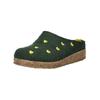 Hausschuh HAFLINGER "Haflinger Hausschuhe Filz", Damen, Gr. 39, grün, Filz, casual, Schuhe
