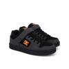 Sneaker DC SHOES "Manteca 4 V", Kinder, Gr. 6(37), grau (grau, schwarz, orange), 51% Leder, 49% Synthetikmaterial, Schuhe