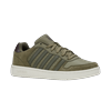 Sneaker K-SWISS "COURT PALISADES", Gr. 42, burnt olive, light gray, grape leaf, schwarz coffee, Leder, sportlich, Schuhe