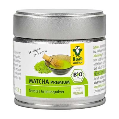 Raab Vitalfood Matcha Grüntee Premium Pulver 30 g Image