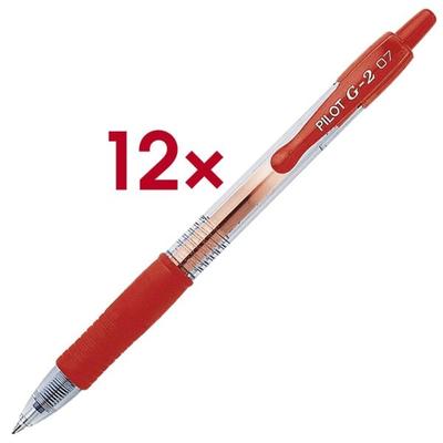 Pilot 12x Gelschreiber »G2-7« rot Image