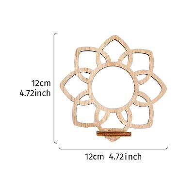 1PC Indoor Wooden Hydroponic Stand Plant Propagation Vase Wall-mounted Plastic Test Tube With Wooden Stand Suitable for Home Plant Decoration Hydroponic Cuttings Unique Garden Plant Enthusiasts