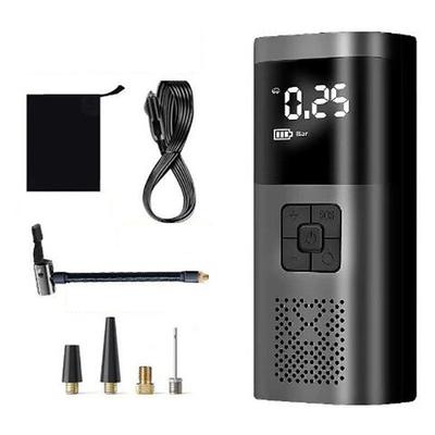 Tire Inflator Portable Air Compressor 150PSI Car Tire Air Pump with Tire Pressure Gauge LED 3x Fast One Click Intelligent Cordless Tire Air Pump Suitable for Cars Motorcycles Bicycles Balls Et