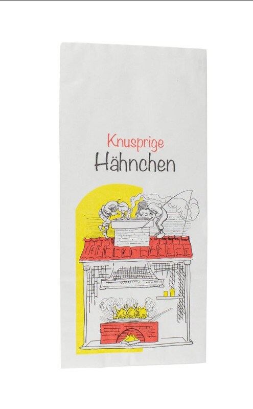 DayBays 10000 Stk. Warmhaltebeutel 1/1 Hähnchen 3-lagig mit Alueinsatz "Max & Moritz" Image