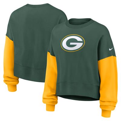 Green Bay Packers Nike Oversized Crew Fleece - Damen Image