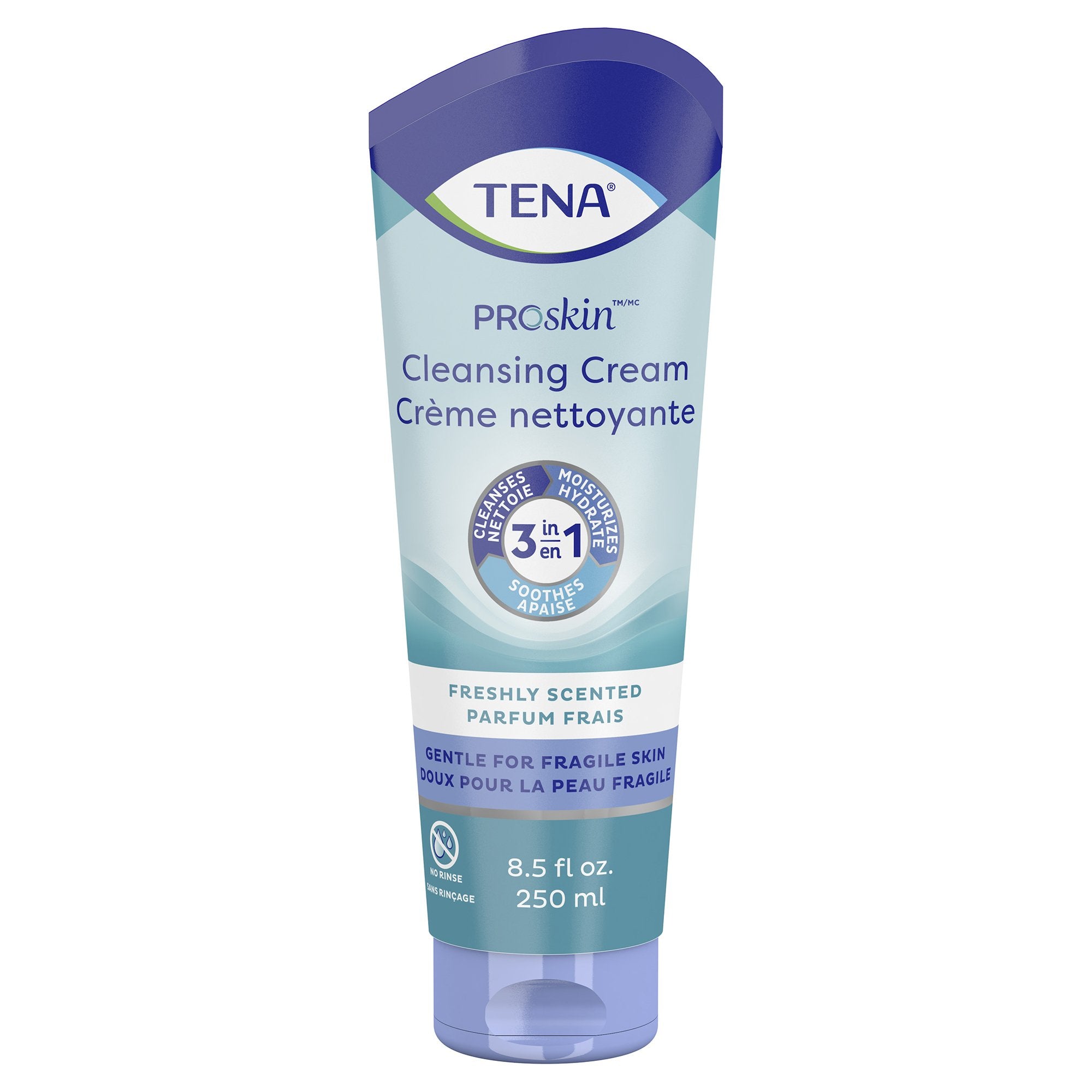 TENA ProSkin Cleansing Cream Rinse-Free Body Wash Cream 8.5 oz. Tube Mild Scent (931626_EA)