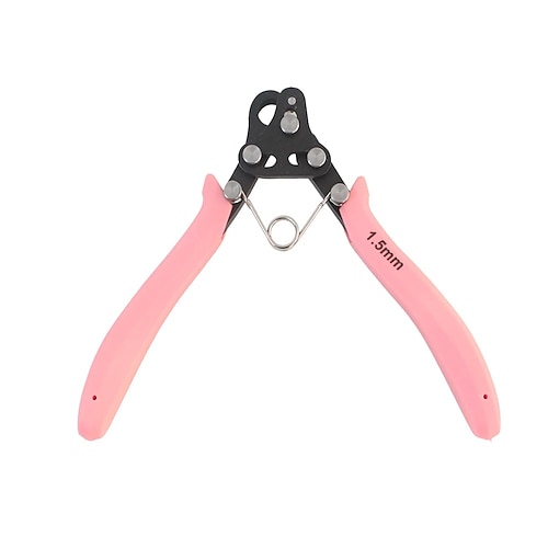 Pinza per avvolgicavo a un passaggio da 1,5/2,25/3 mm, pinza per arrotolare fili, pinza per avvolgere fili a becco tondo, pinza per anelli a C per riparazione di gioielli, creazione fai da te di orecchini, bracciali, collane