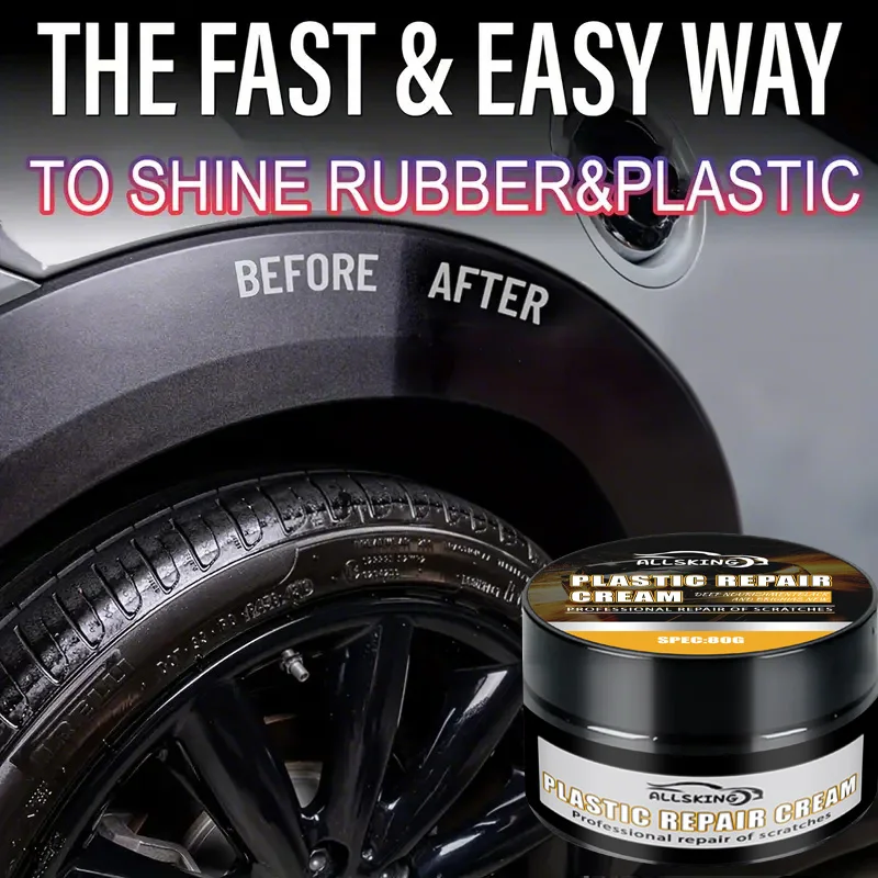 Universelles Polierwachs zur Reparatur von Leder und Kunststoff – Aufbereitungscreme für die Pflege von Leder/Kunststoff/Gummi Image