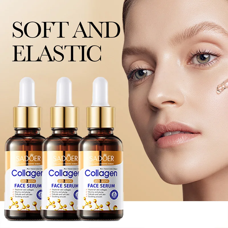 1/3/5 pièces SADOER collagène visage sérum soin du visage Essence liquide Anti-âge hydratant nourrissant sérum pour le visage soins de la peau