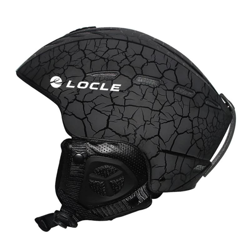 LOCLE Professioneller Skihelm für Herren und Damen, Kinder, Skihelm, Schnee, Skaten, Snowboard, Schneemobil, Skateboard, Größe 52–61 cm