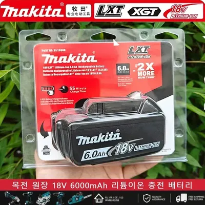 battery 100% Original Makita 18V Battery BL1860B BL1850 BL1840B BL1830B accessories Replacement lithium battery 18 volt 6Ah/5Ah