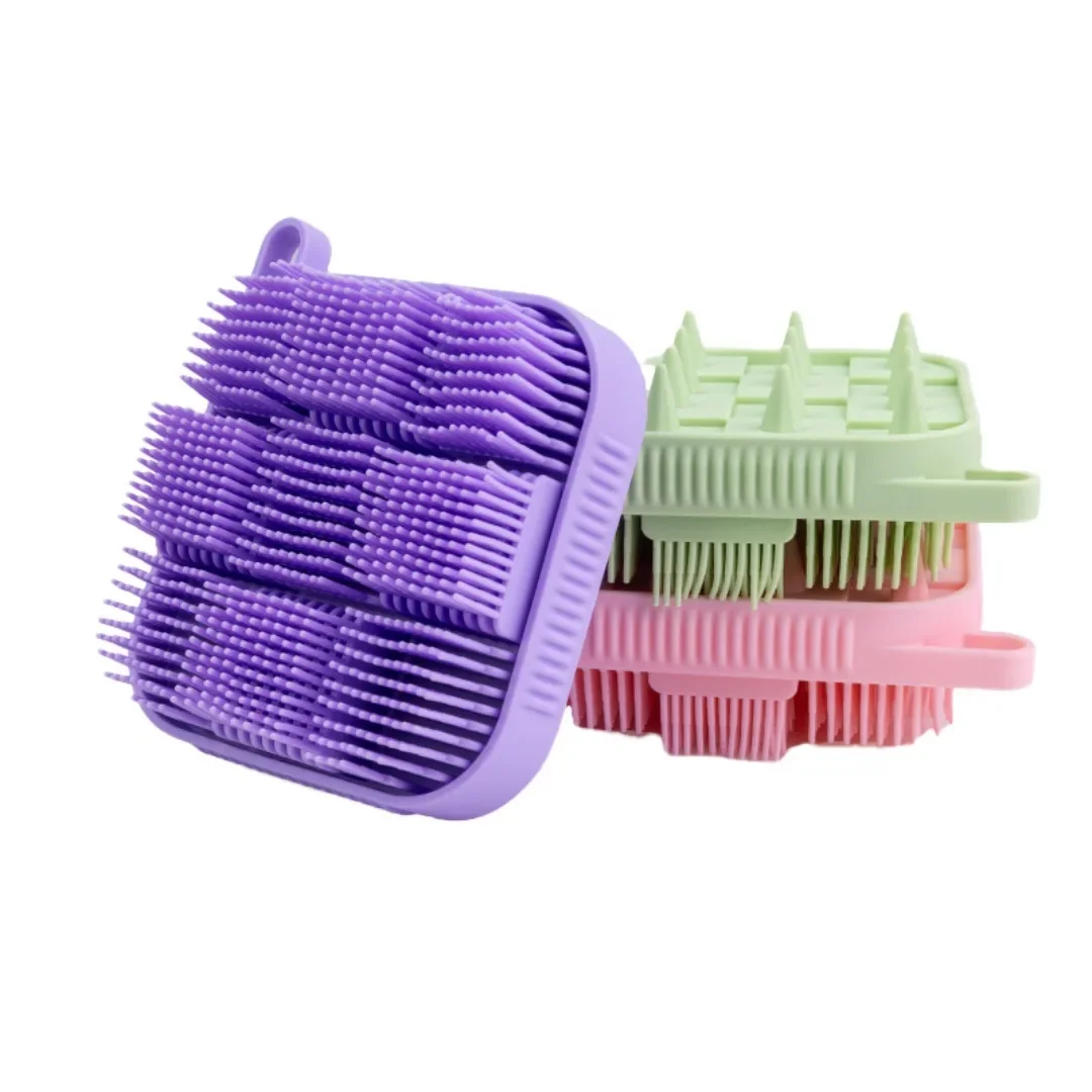 Peeling Silikon Körper Wäscher Bad Pinsel Keine Slip Reinigung Werkzeuge Hautpflege Körper Waschen Massage Bad Pinsel Dusche Bade Werkzeug Image