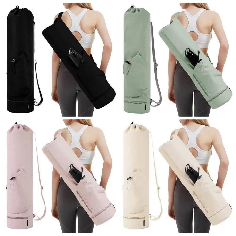 Sac à dos de Yoga grande capacité, tapis de Yoga, bretelles réglables, cordon de serrage, sac de sport respirant, étanche, Portable, pour salle de sport