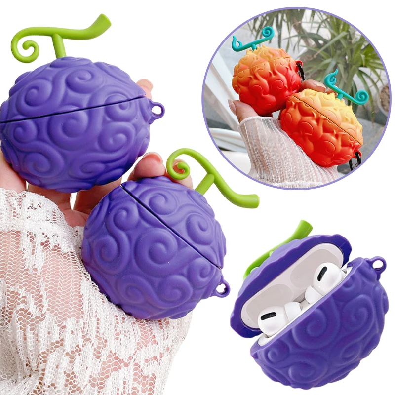 Einteilige Hülle für Apple AirPods 4, 3D-Cartoon-Silikon-Kopfhörer-Ladebox für AirPods 1, 2, 3 Pro Kopfhörer-Schutzhülle Image