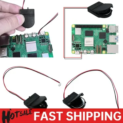 For Raspberry Pi 5 RTC Battery Box Real-time Clock Battery Module with Battery/without Battery Battery Case for RPI 5 Pi5