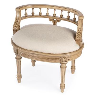 Hathaway Vanity Chair , Natural